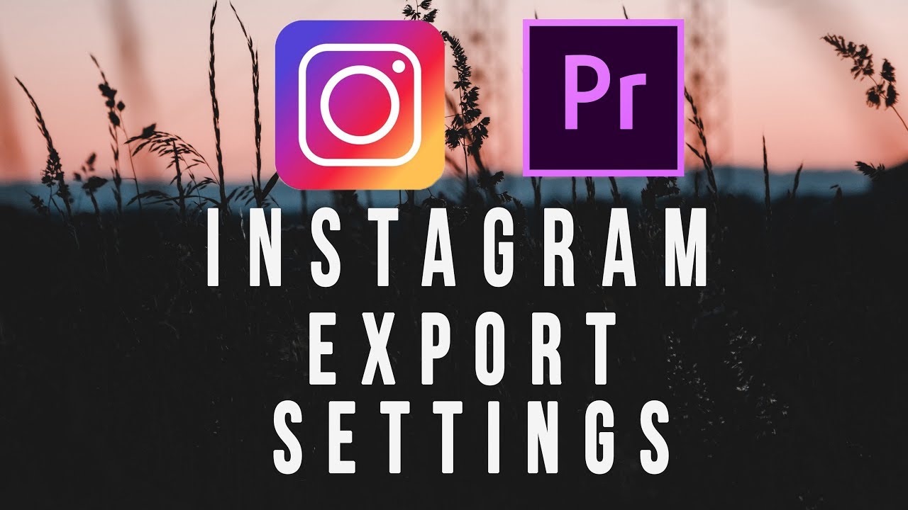 Richtig INSTAGRAM Videos rendern (exportieren) - Premiere Pro Tutorial (German)