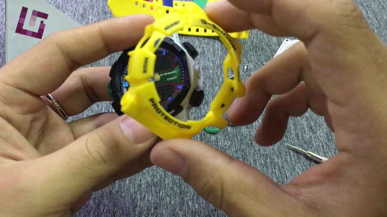 Gshop hướng dẫn cách thay vỏ Gshock GA/GBA400