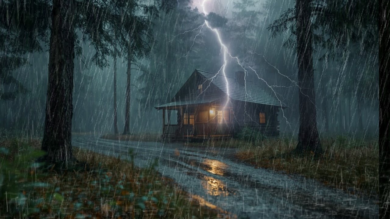 🔴 Relaxing Thunderstorm Sounds LIVE 24/7 ⛈️ Rain for Sleep