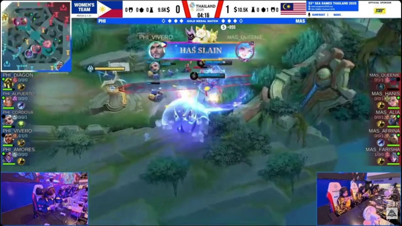 Dark Sy SEA Games 33 Thailand | Men's dan Women's MLBB Grand Finals | Bahasa Mstem Of Mobile Legends