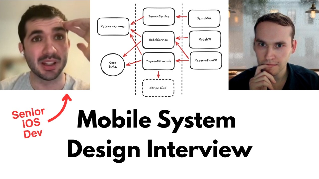 Senior iOS Engineer Mock Interview - Hotel Booking System Design