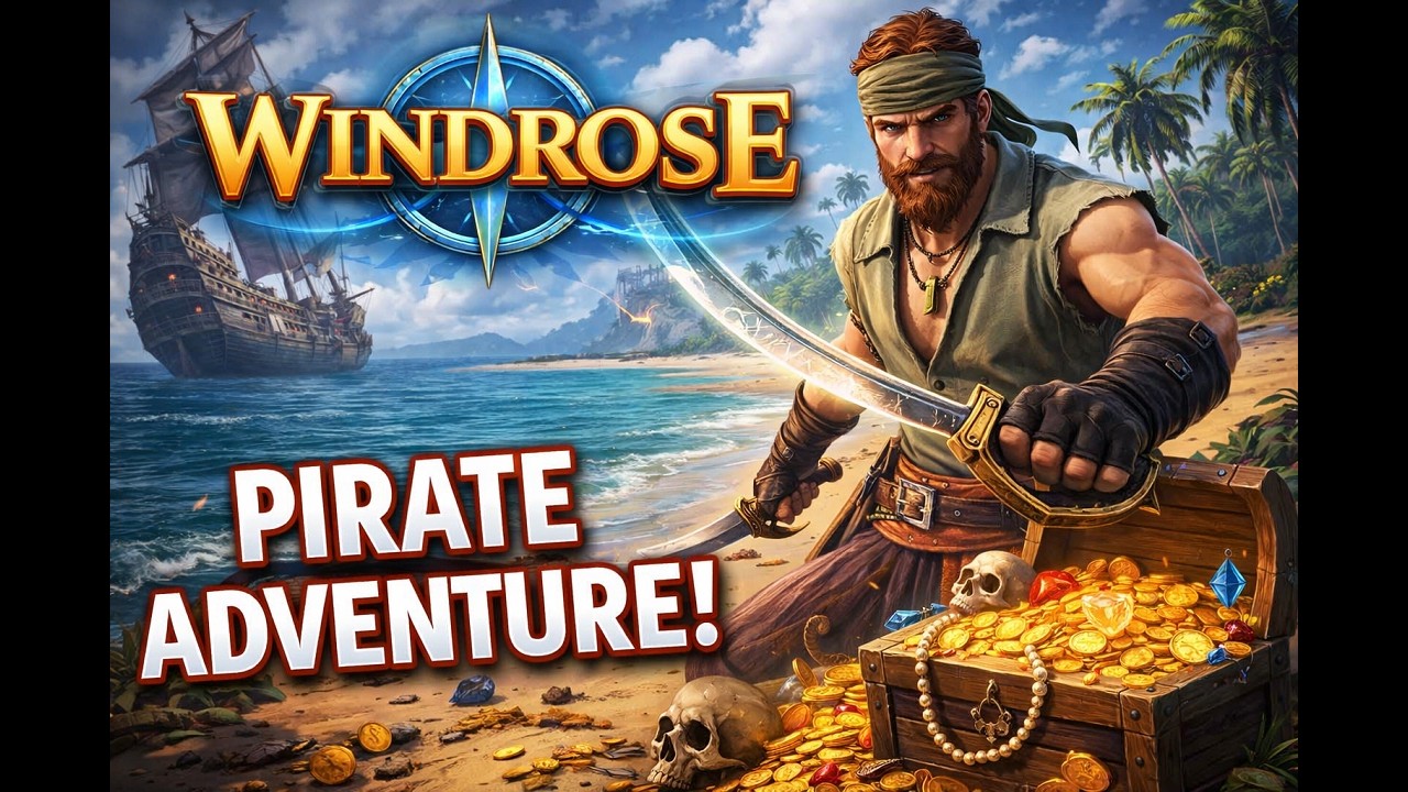 WINDROSE Finally a Pirate Game worth playing! (Full Intro) gameplay