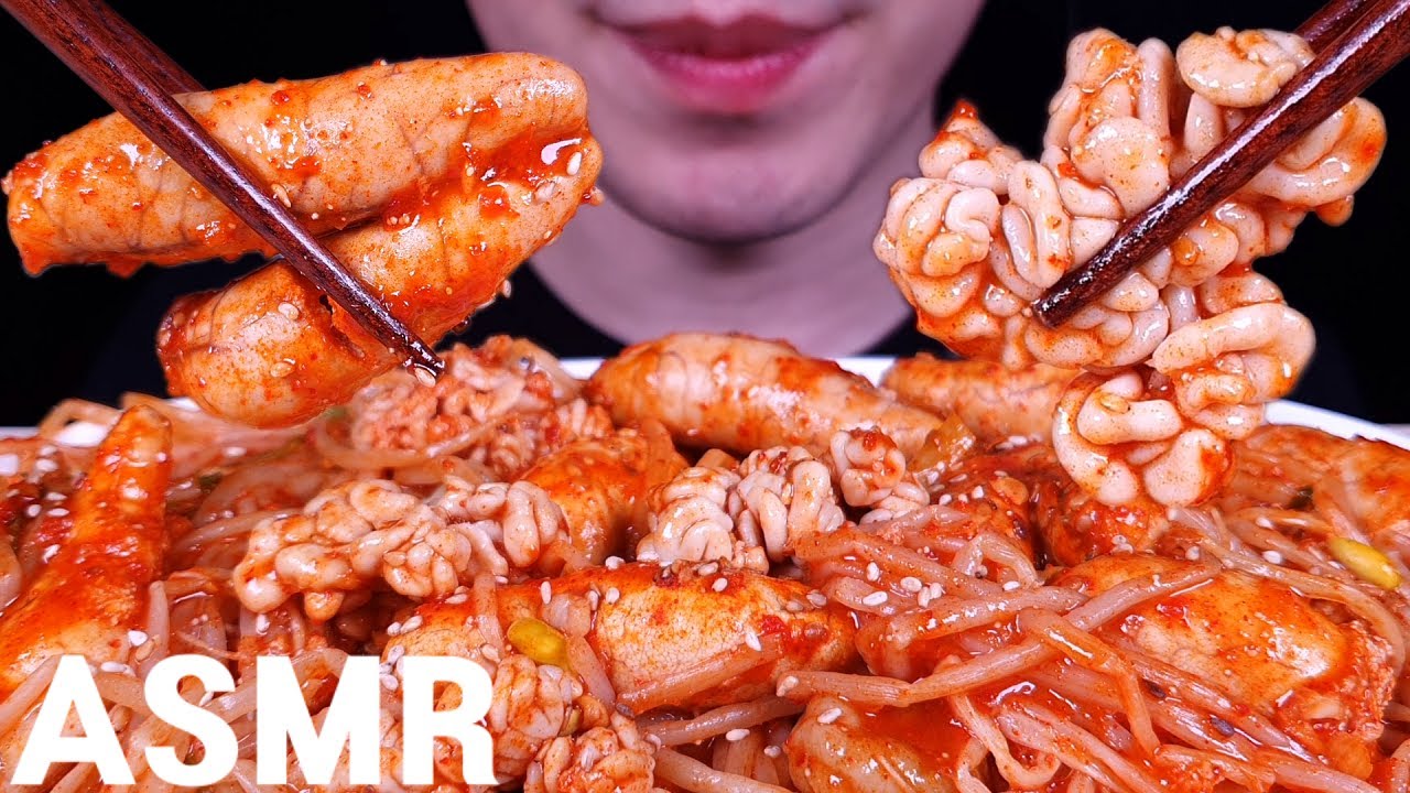 ASMR 알곤이찜 먹방 볶음밥 SPICY STEAMED FISH ROE MUKBANG EATING SOUNDS
