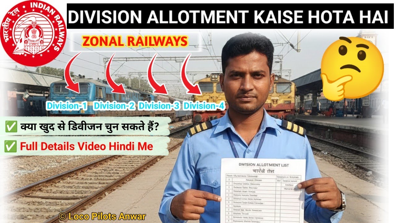 🤯 Railway ALP Division Allotment Kab Aur Kaise Hota Hai? | ALP Joining Process | ALP Panel #rrbalp 