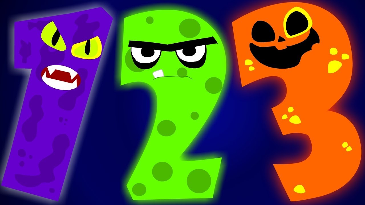 Scary Numbers Song | Learn Numbers | Kids Songs | Nursery Rhymes
