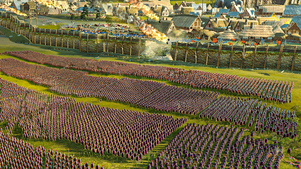 ROME vs BRITISH TRIBES (50K Men March for Land & Siege Battle) - Total War ROME 2 Cinematic