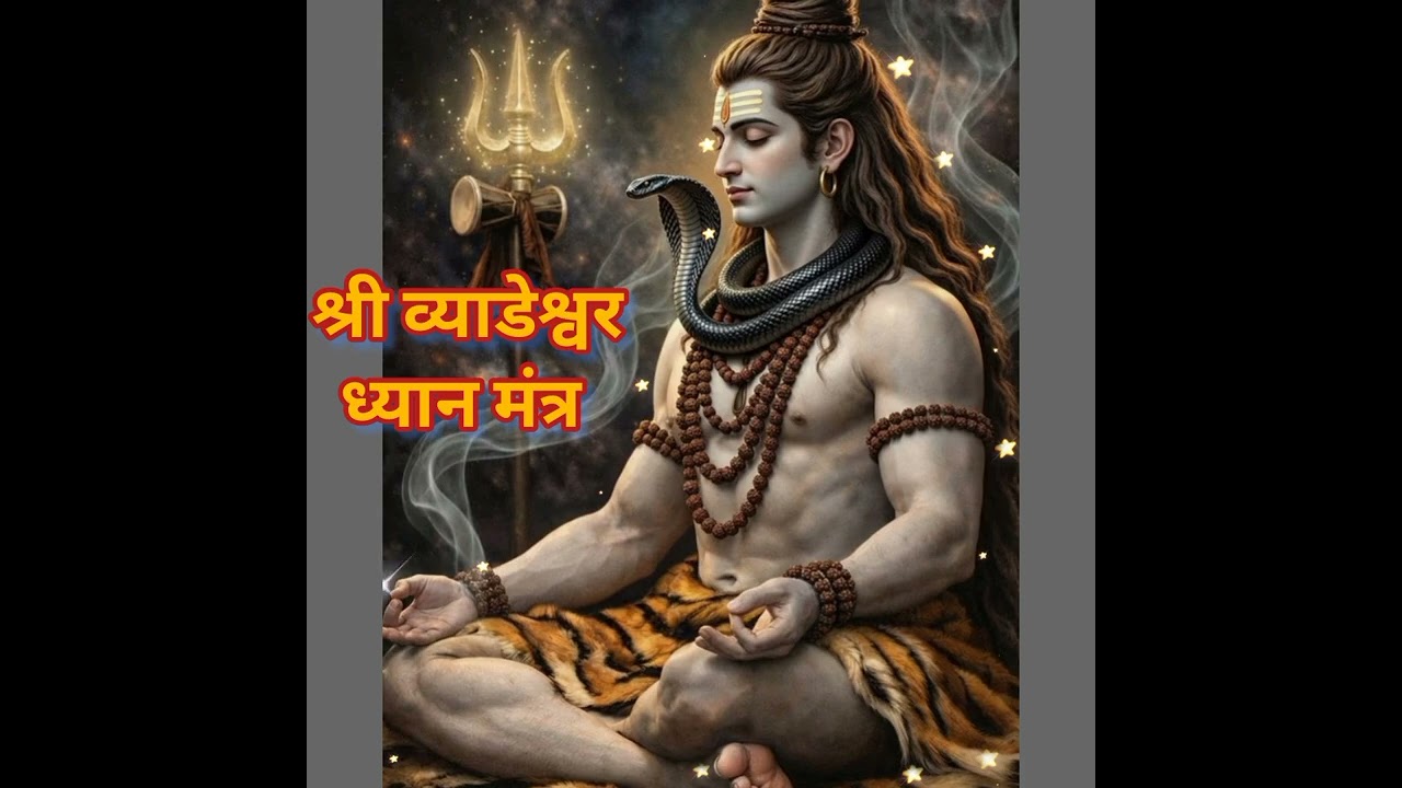 #श्री व्याडेश्वर ध्यान मंत्र।🌙🕉️🔱🌼🌿🕉️