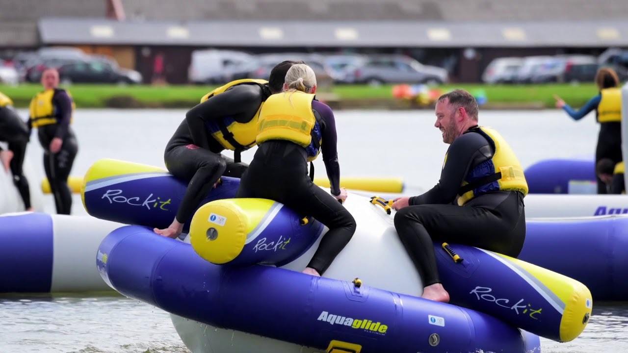 AQUAGLIDE Aquapark l Manley Mere, UK