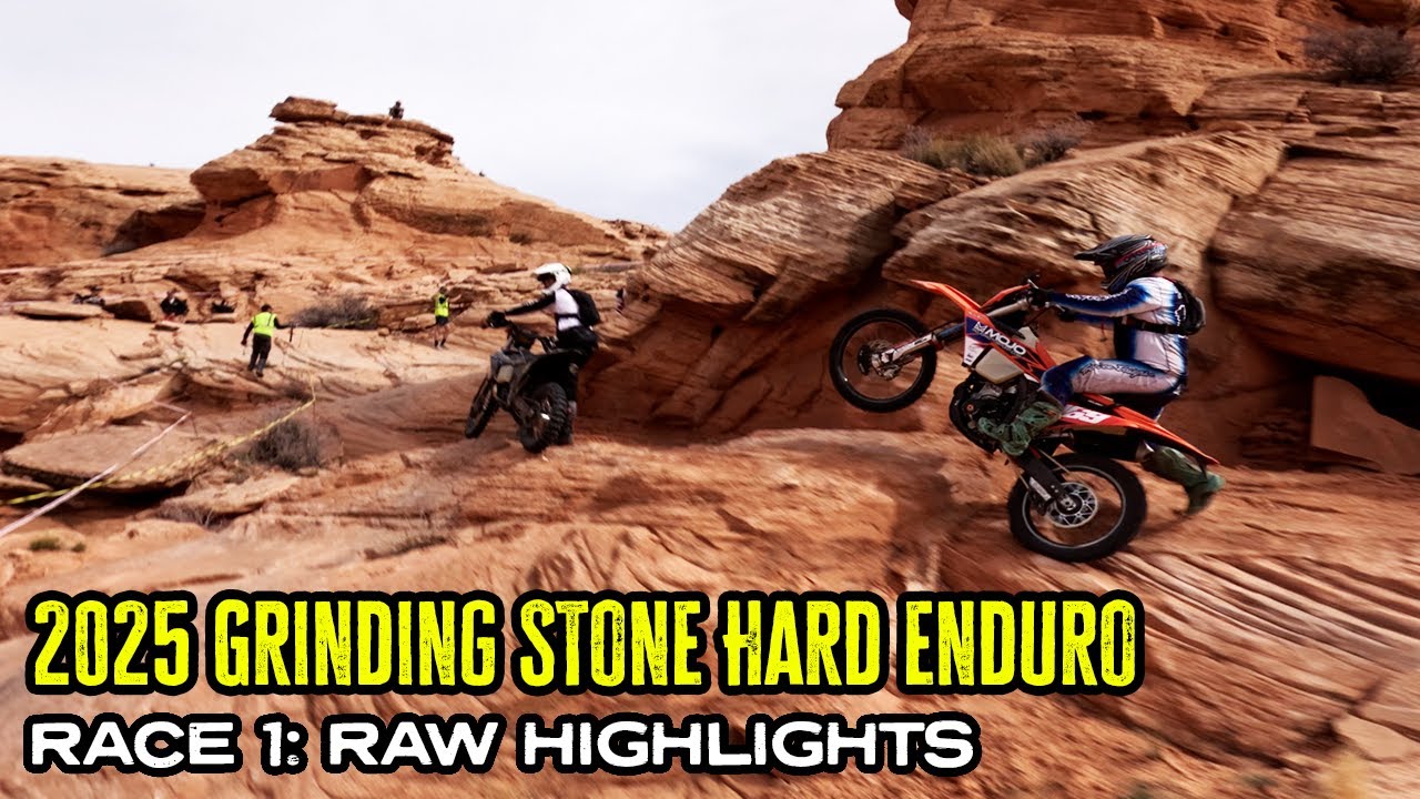 AMATEUR RAW HIGHLIGHTS | 2025 Grinding Stone Hard Enduro Race 1