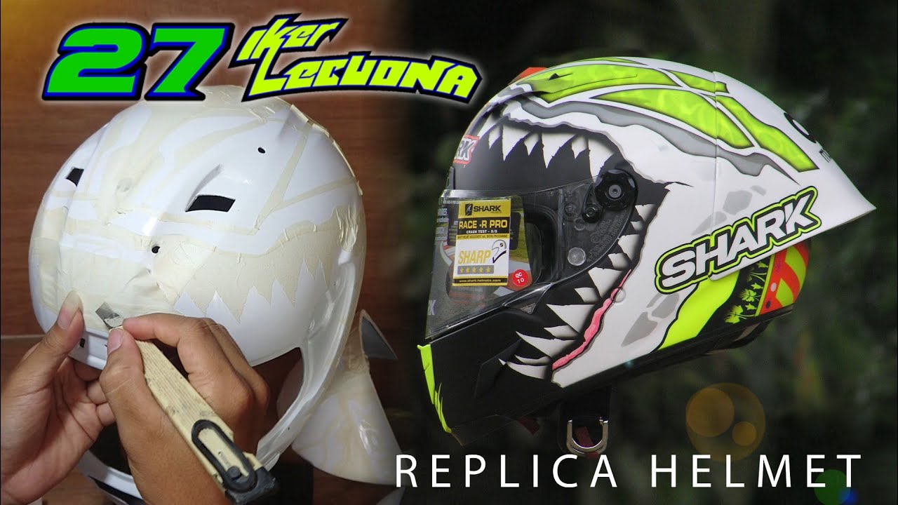 How To Paint Iker Lecuona Helmet | Shark Race R Pro GP