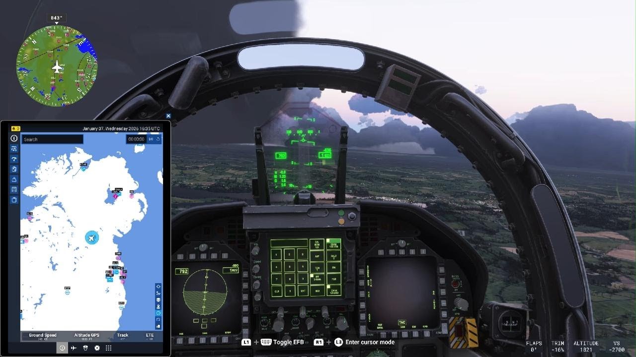 Microsoft Flight Simulator 2024 PS5 PRO BELFAST Northern Ireland Lighting storms