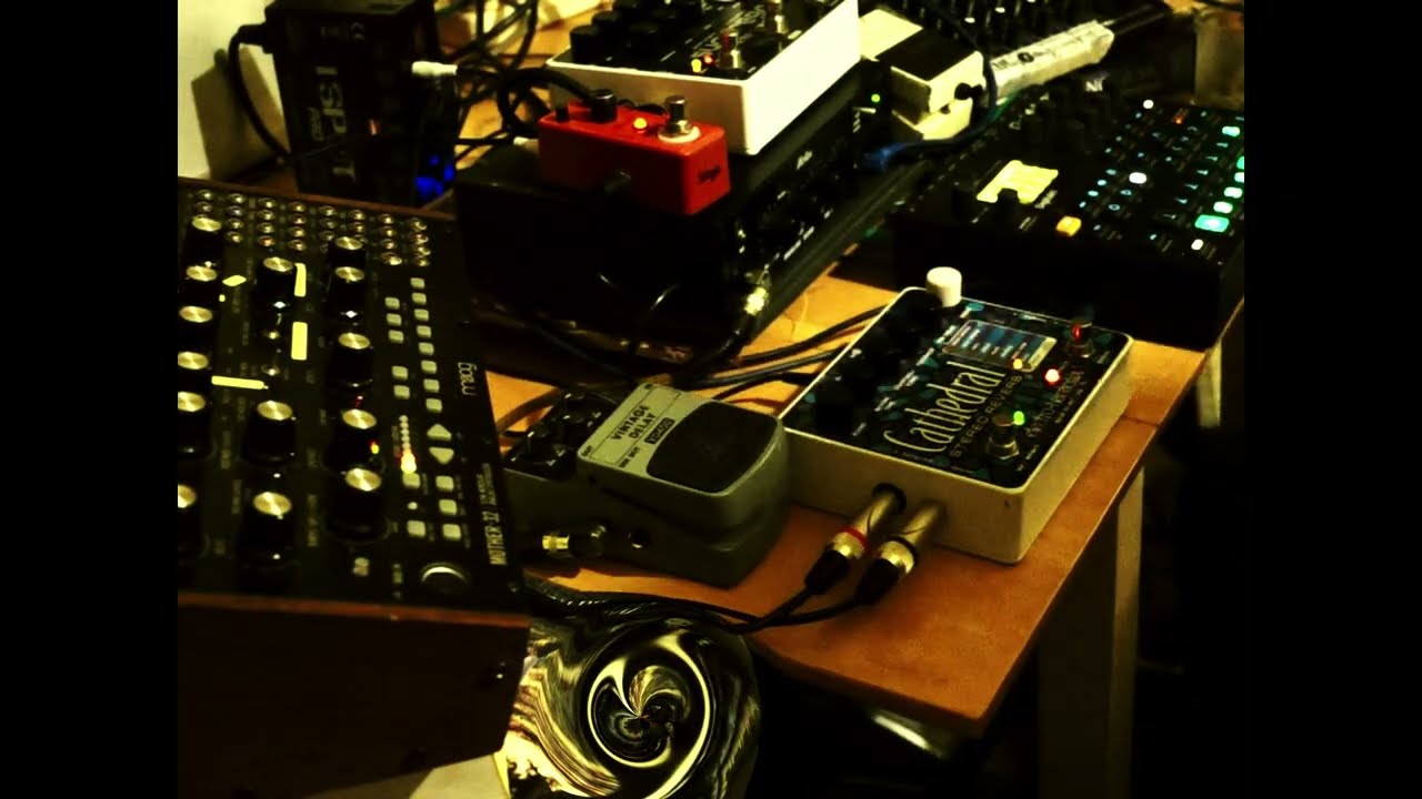 Jamuary 2026 Day 25 - 5 delay pedals / synth / samples