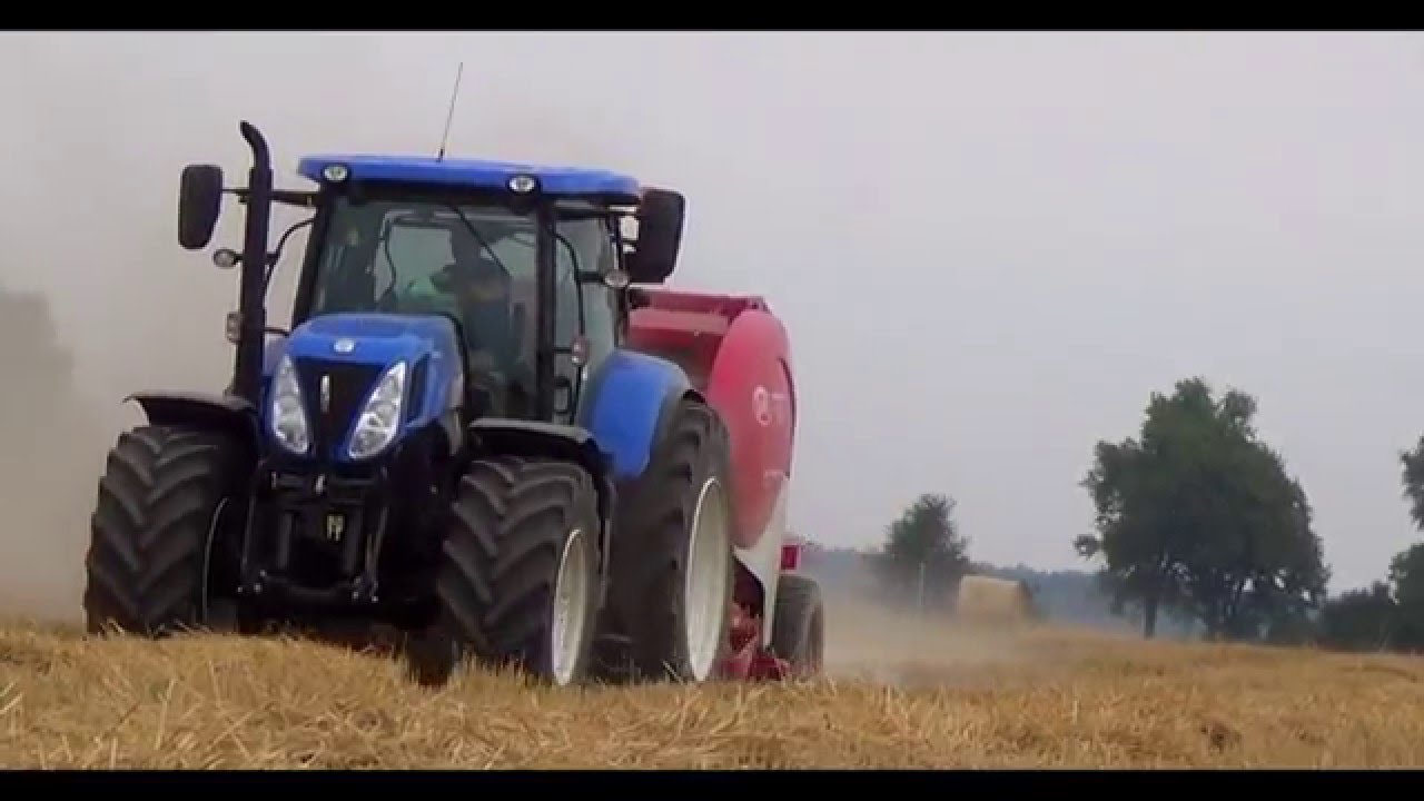 Pożniwna zadyma z nowymi nabytkami! New Holland T7.220 & Lely Welger RP 445