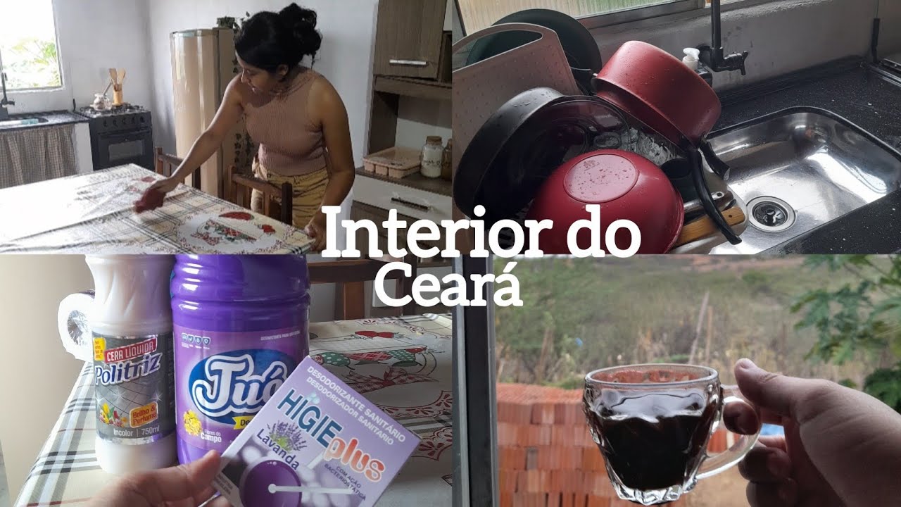 manhã de terça-feira no interior do Ceará 🤎🏠☕️🧼🧹 #rotinadodia #interior #limpeza 