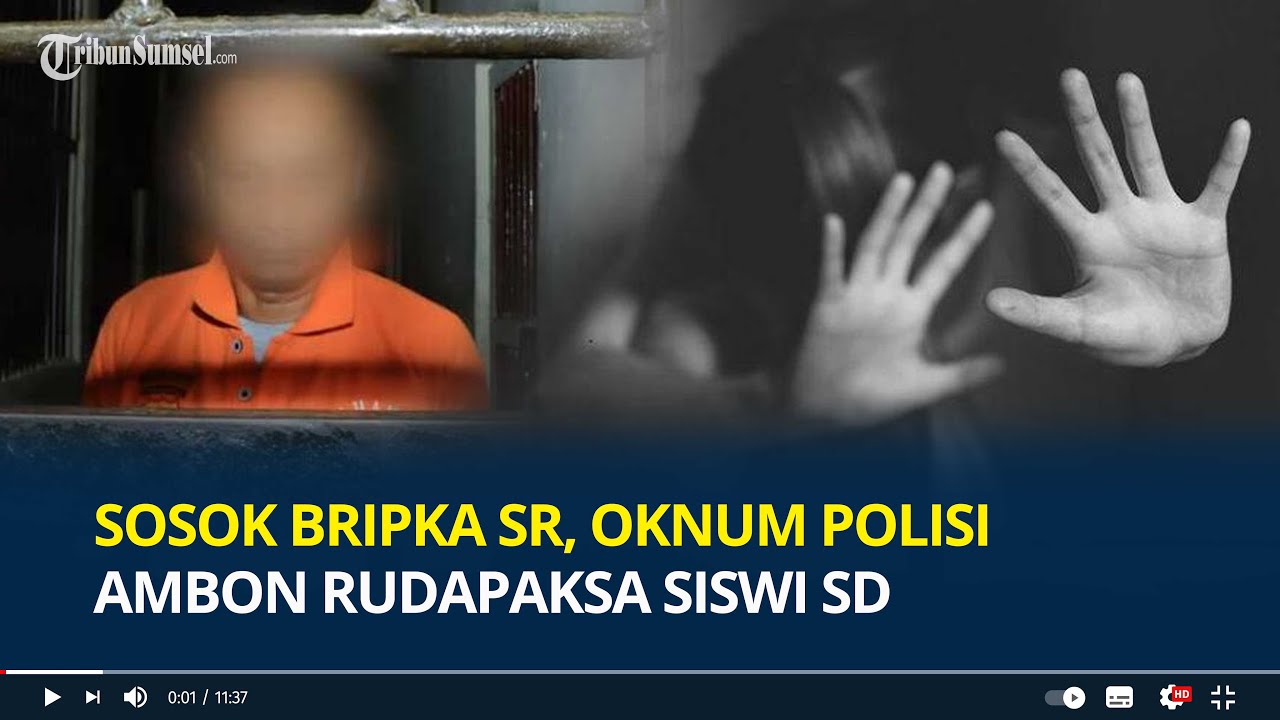 Sosok Bripka SR, Oknum Polisi Ambon Rudapaksa Siswi SD, Datangi Rumah Korban Minta Kasus Dicabut