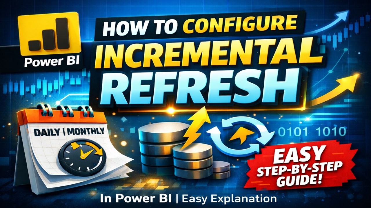 How to configure Incremental Refresh In Power BI | Easy Explanation