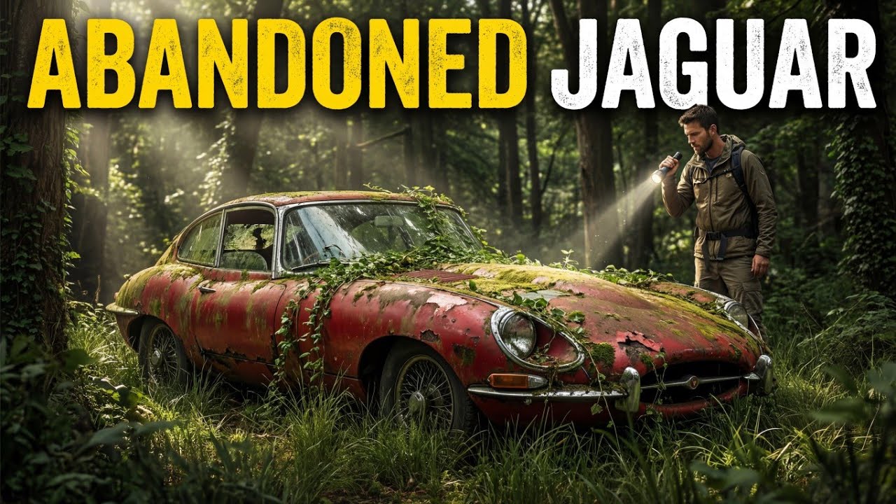 Abandoned Jaguar E-Type Found in the Forest — Full ASMR Restoration