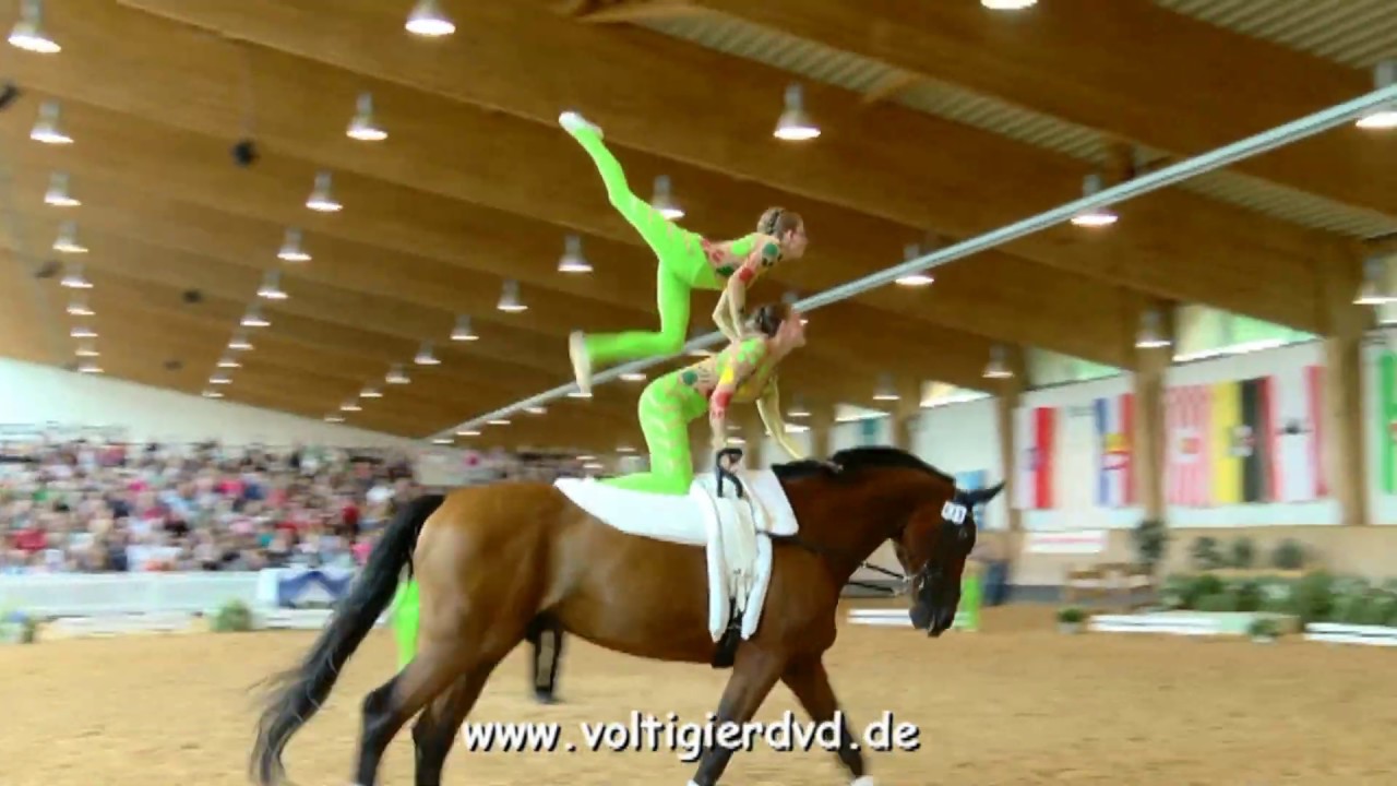 Juniorteam Hungen - Juniorteams 08 - DJM Voltigieren München 2018