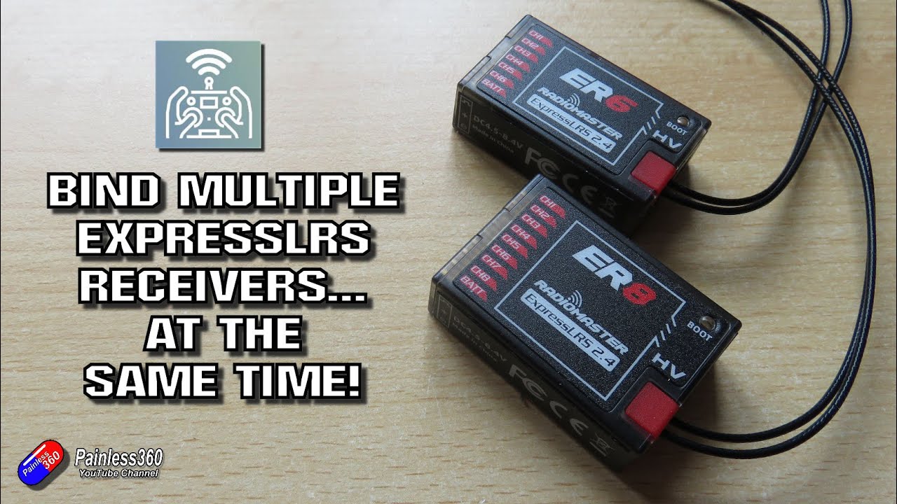 Bind multiple ELRS receivers at the same time for huge channel numbers!