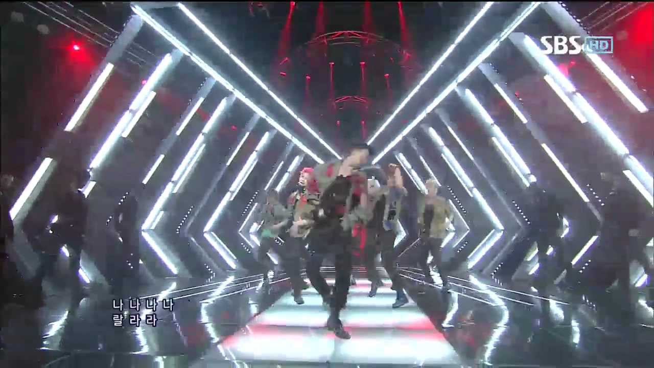 B.A.P [POWER] @SBS Inkigayo Популярная песня 20120429