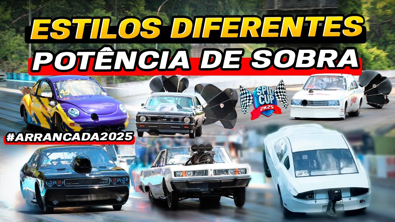 Estilos diferentes! Potência de sobra. #arrancada2025 na #spidcup