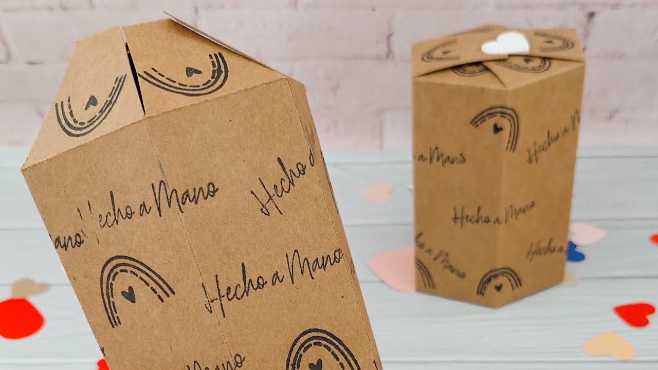 Como hacer una caja hexagonal