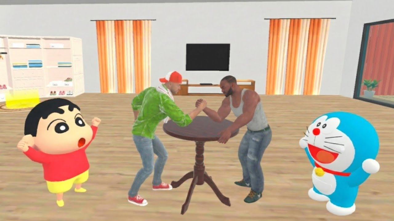 Franklin Ne Jack ko Diya Open Challenge in Indian Theft Auto Simulator Game 