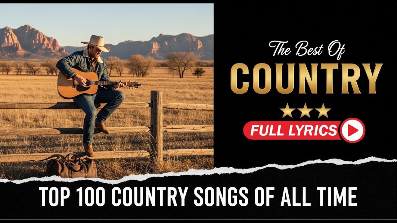 Calm Country Playlist for Relax Work Study Coffee With Lyrics