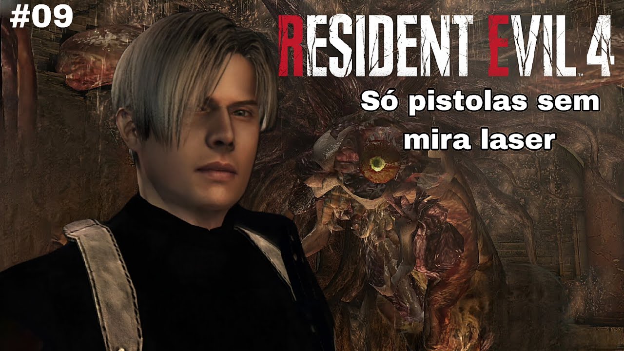 RESIDENT EVIL 4 - Só pistolas sem mira laser. O fim de Salazar. #09