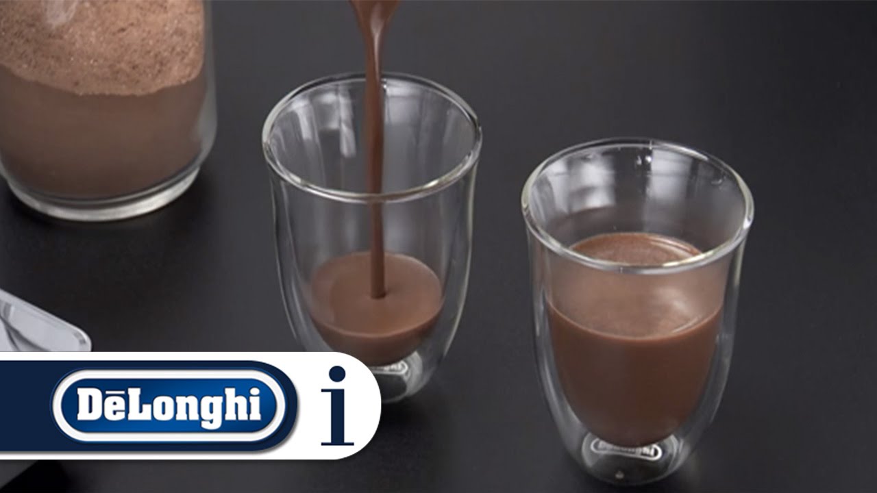 How to make a hot chocolate with your De'Longhi PrimaDonna Exclusive ESAM 6900 coffee machine