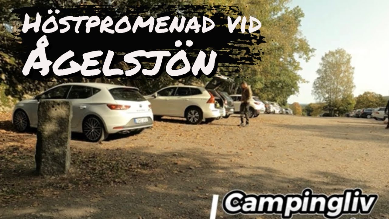 Höstvandring vid Ågelsjön utanför Norrköping