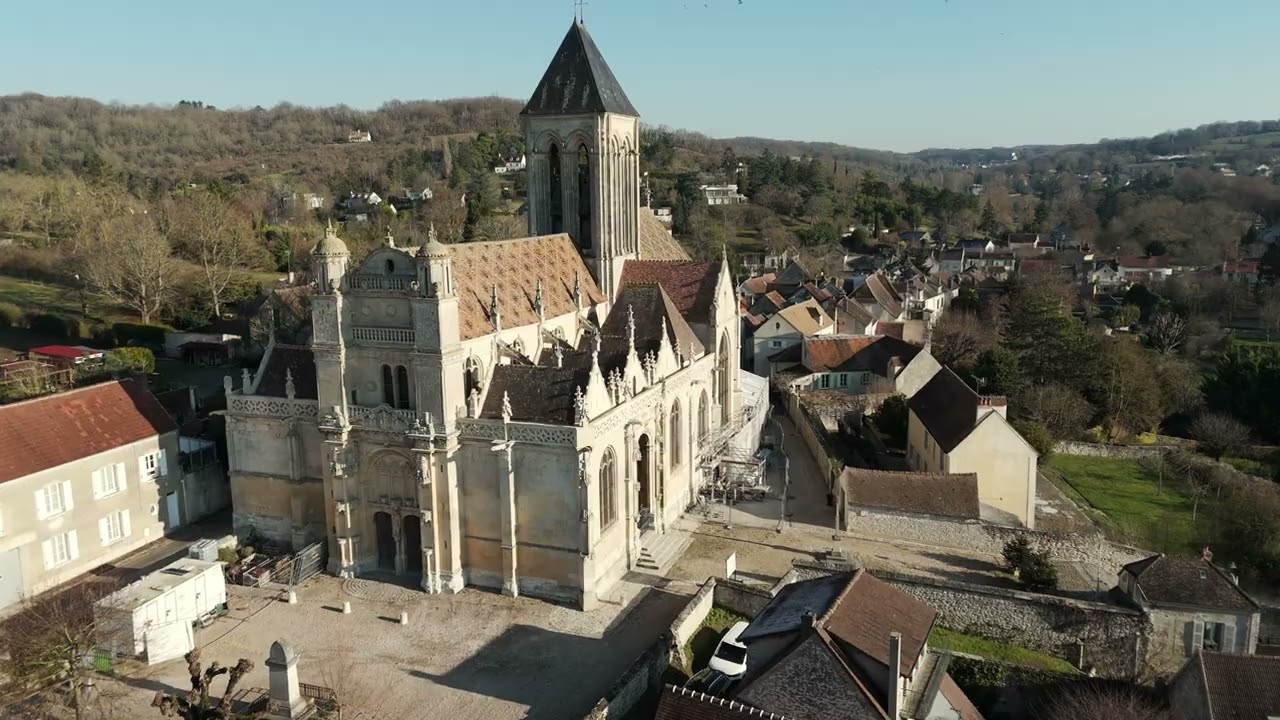 Flying in 4K over V&eacute;theuil & Lavacourt | Where Claude Monet Found Inspiration