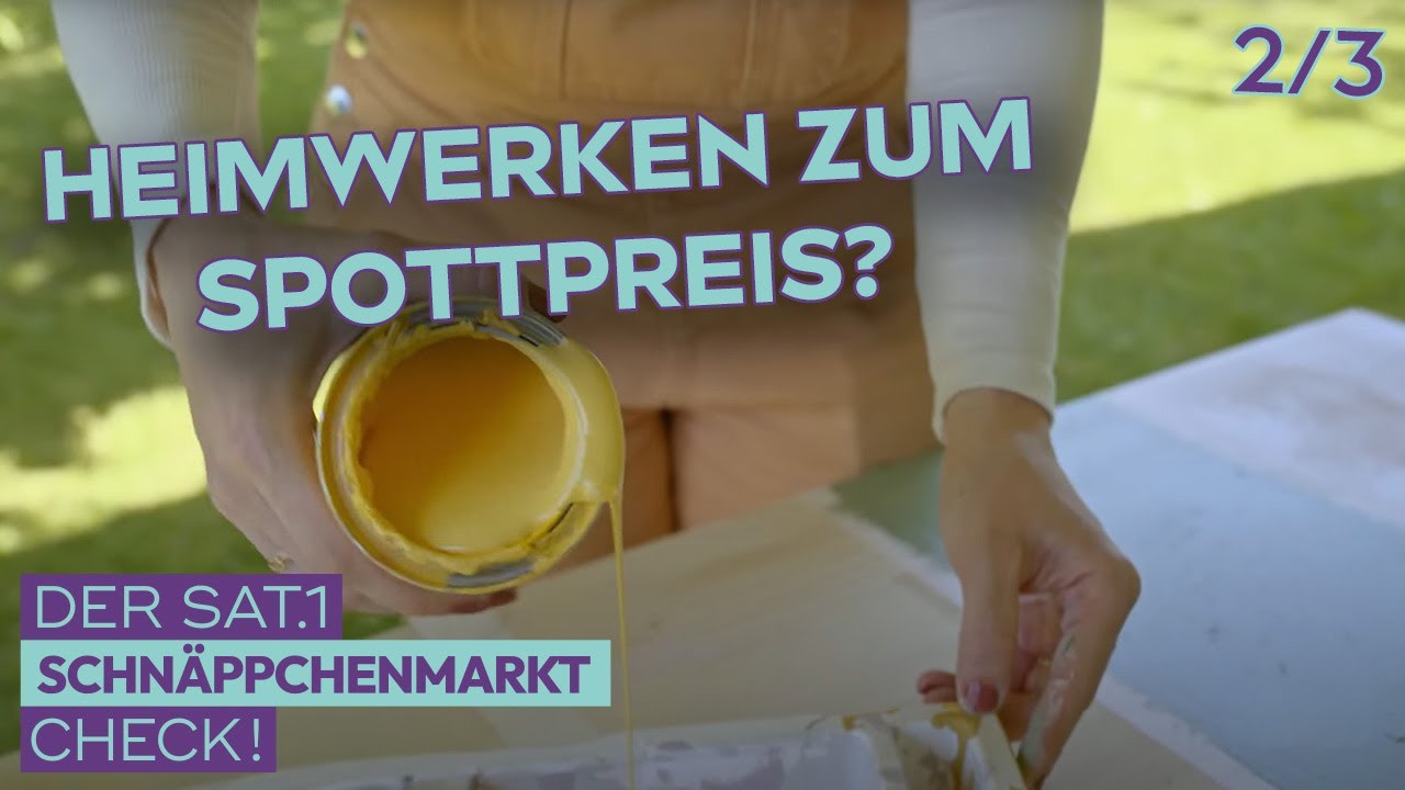 Heimwerken: Was taugen Tedi, Woolworth & Action? | 2/3 | SAT.1 Schnäppchenmarkt-Check!