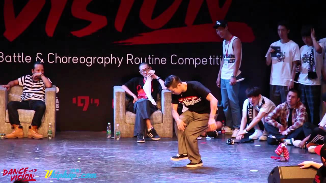 Hoan vs 何林锐   Dance Vision vol 3 Popping Battle  Best16