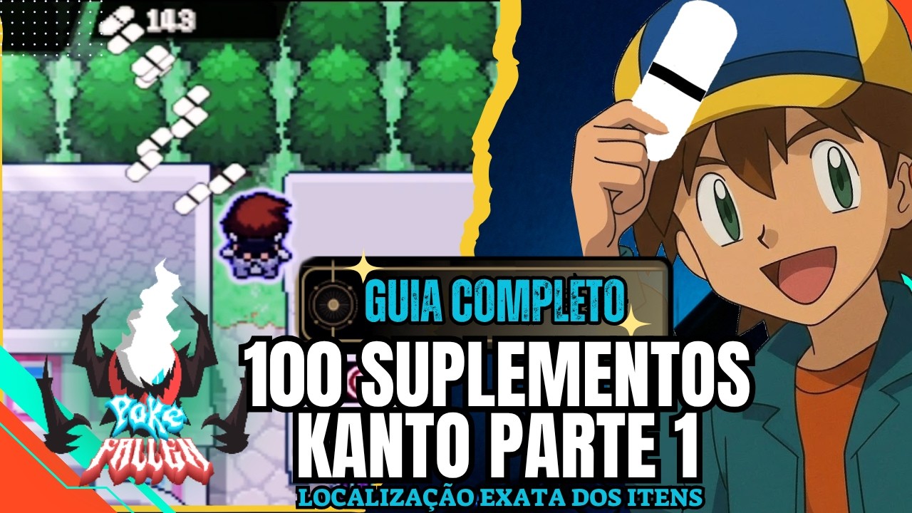 POKEFALLEN - v15.0-T11 : OS SUPLEMENTOS - COMO ENCONTRAR | LOCALIZAÇÃO EXATA‼ (PC-FANGAME) 🇧🇷