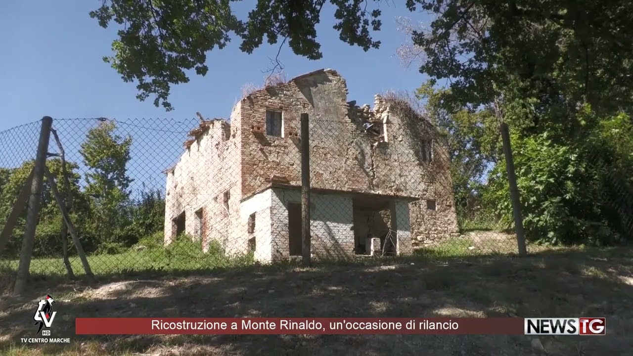 Ricostruzione a Monte Rinaldo, un'occasione di rilancio