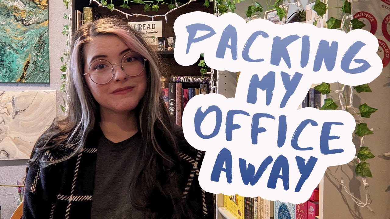 Office Tour & Packing It Up! || Emotional Packing Vlog