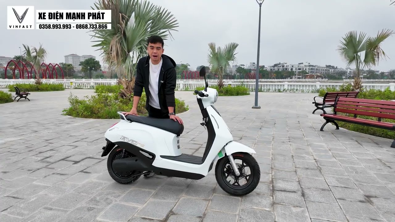 REVIEW XE MÁY ĐIỆN VINFAST EVO GRAND LITE KHÔNG CẦN BẰNG LÁI !! 