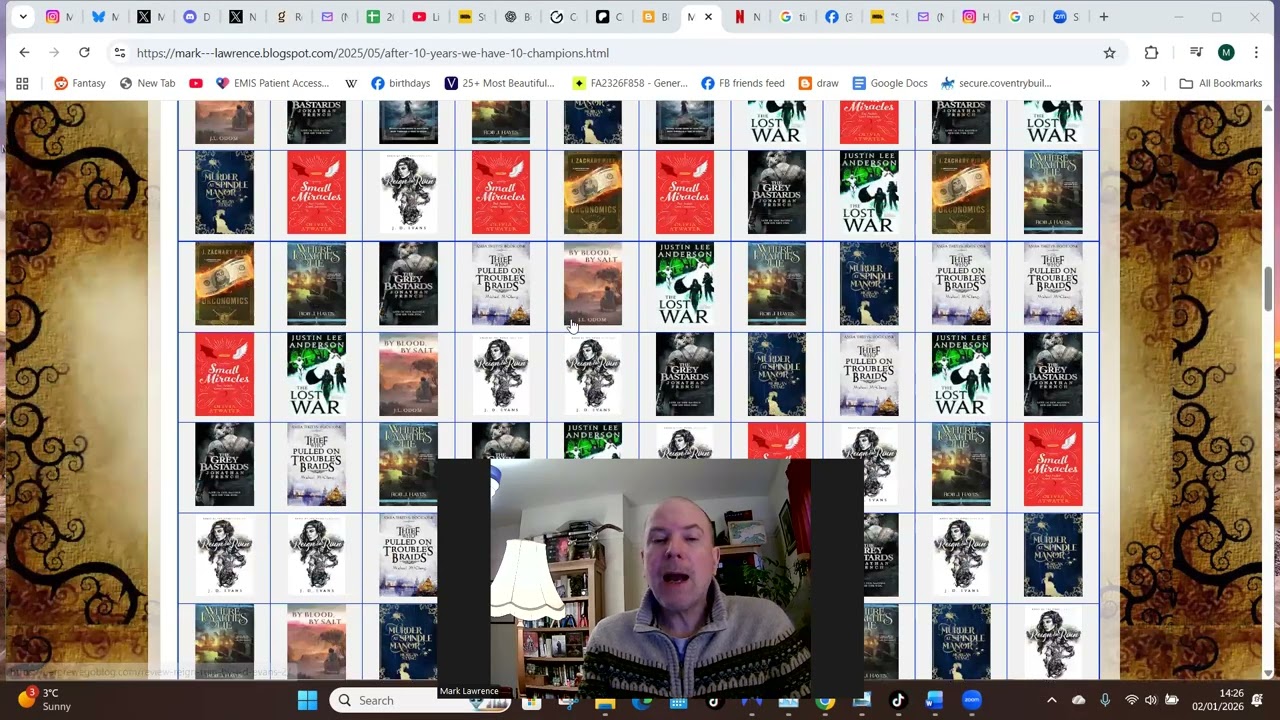 SPFBO 11 opens!  The Champions' League concludes!!