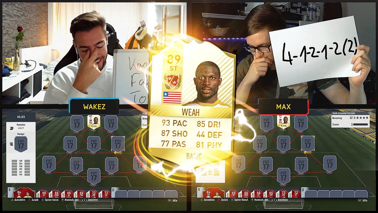 FIFA 17: LEGENDE WEAH SQUAD BUILDER SHOWDOWN 😈🔥 vs REALFIFA 😱