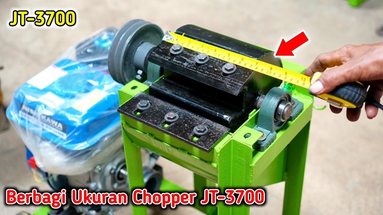 REVIEW UKURAN MESIN CACAH RUMPUT JT-3700 MULTIFUNGSI DAN CARA KERJANYA