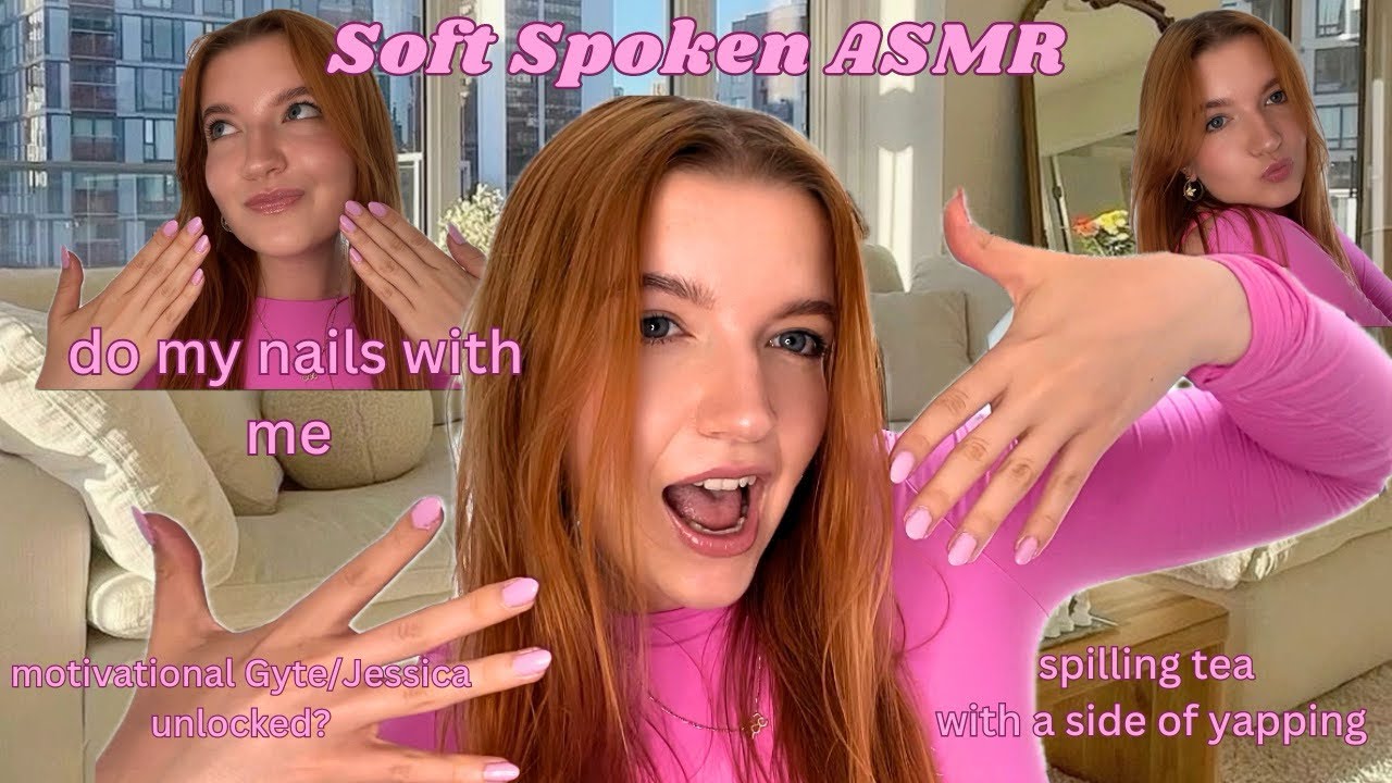Soft Spoken ASMR | let’s do our nails together and yap