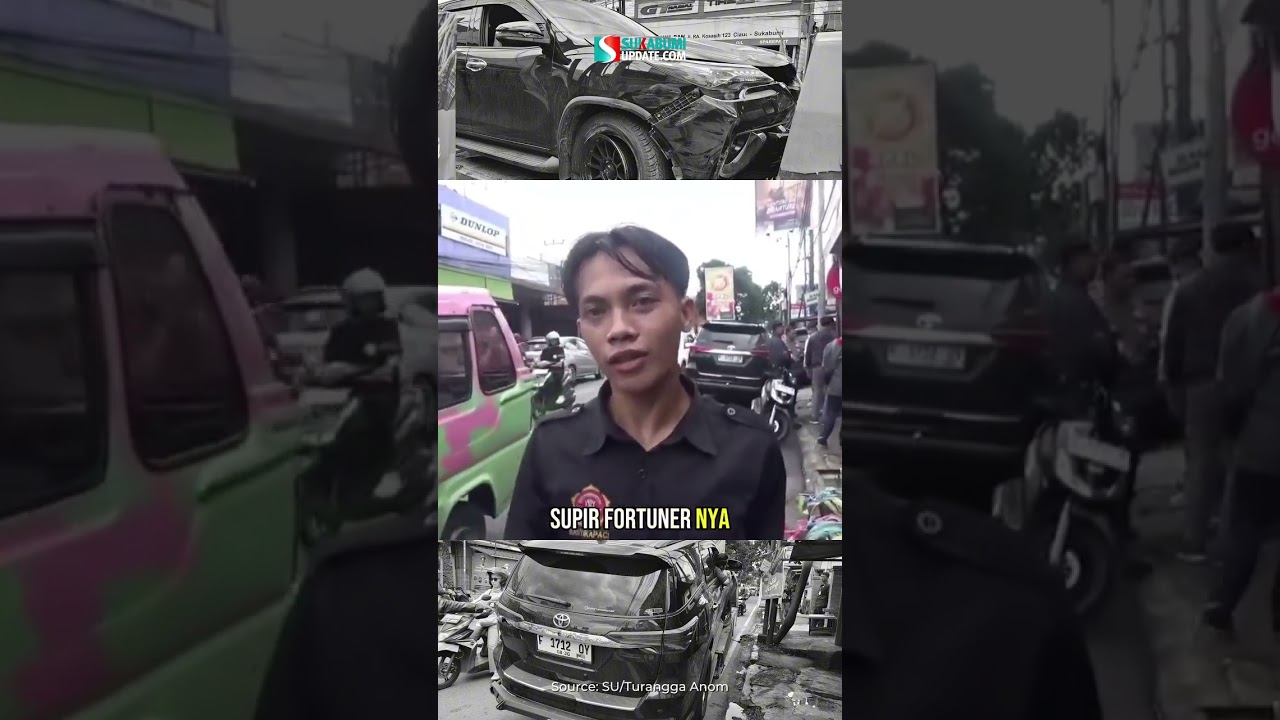 THE DRIVER IS ALLEGEDLY DROWNED, THE FORTUNER HIT A PORTABLE VEHICLE, OVERTURNING IT ON THE RA KO...