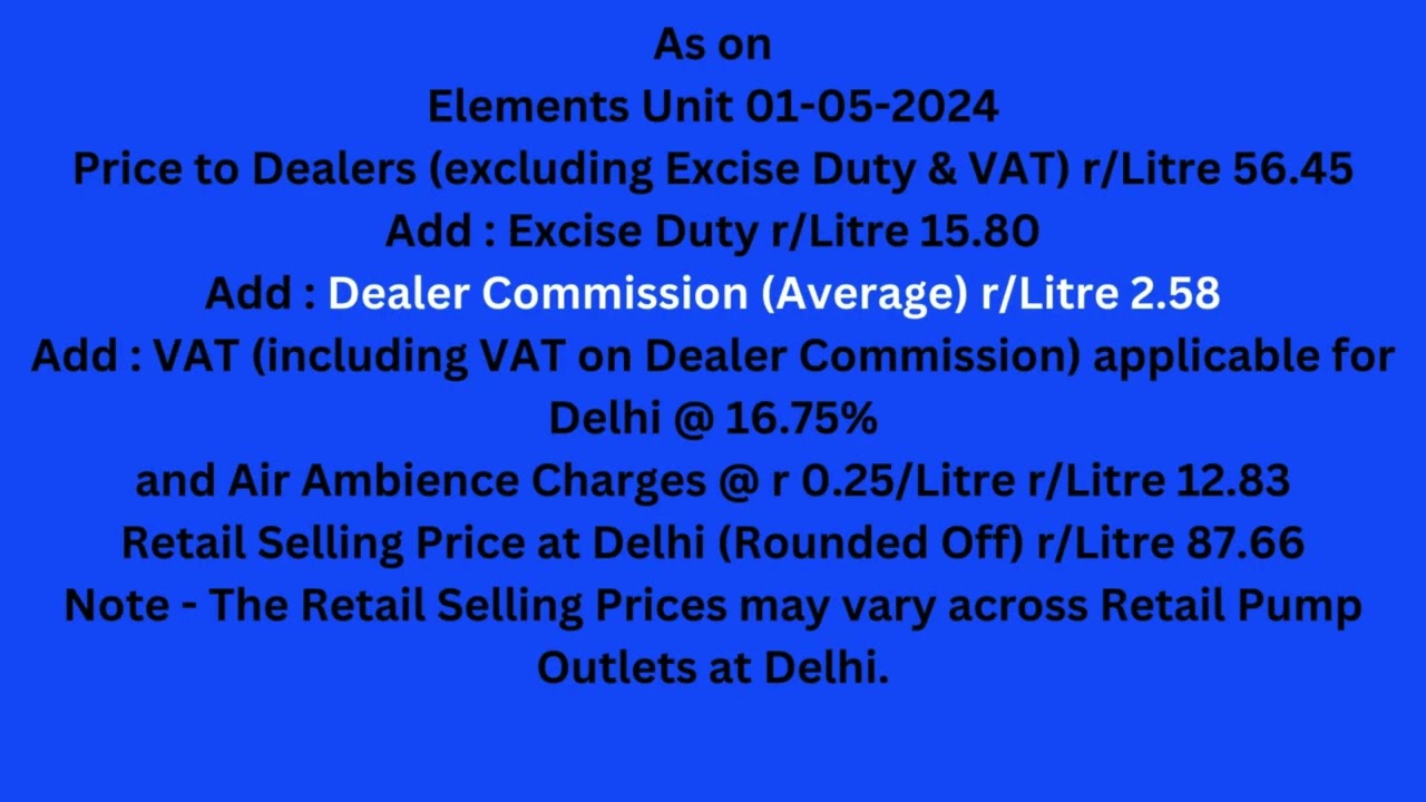 Dealer Commission of Petrol & Diesel/How much dealer earns by selling 1 liter of Petroleum Products.