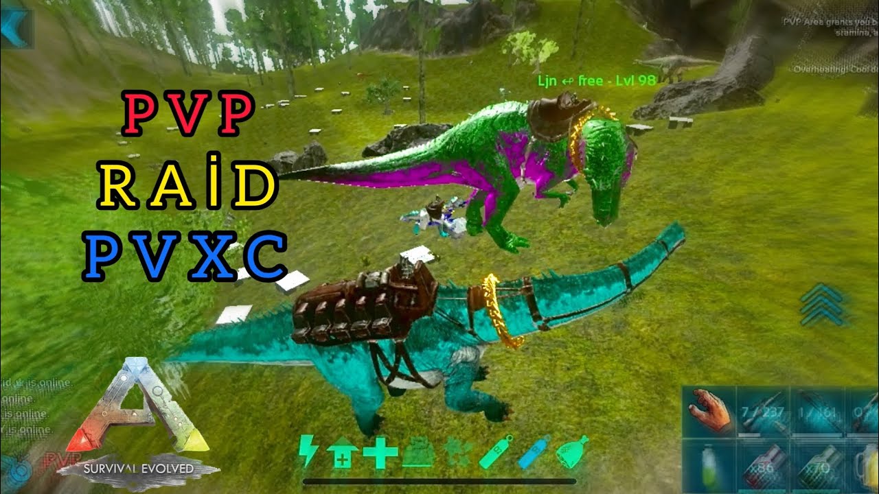 ARK MOBİLE NEW PVXC PVP RAİD WAROFBUSE