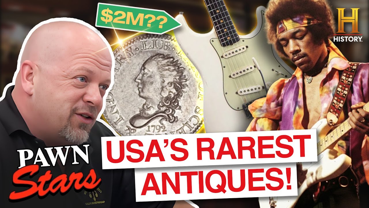 Top 12 Rare USA Antiques! (All-American Compilation) | Pawn Stars