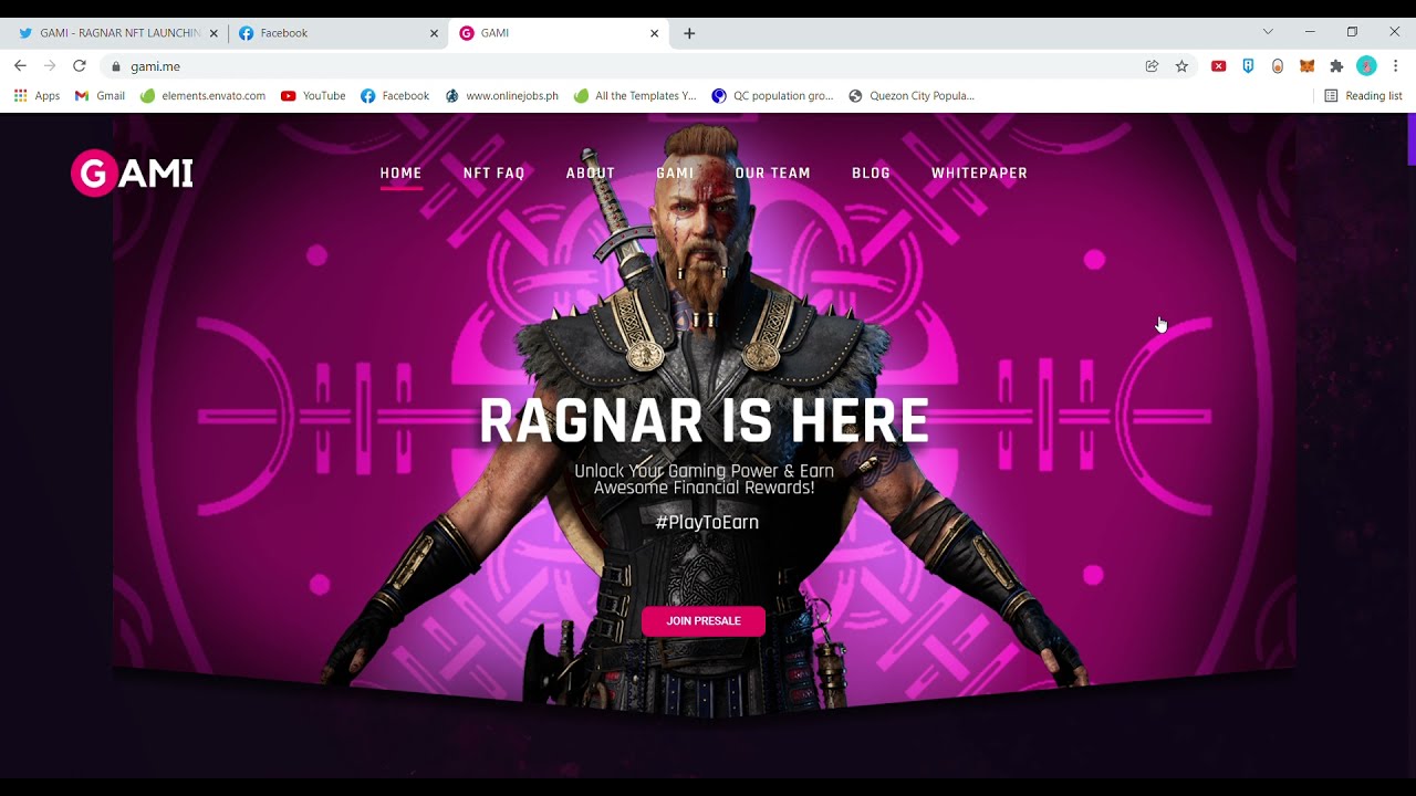 GAMI RAGNAR UPCOMING NFT SALE ( ALL YOU NEED TO KNOW )