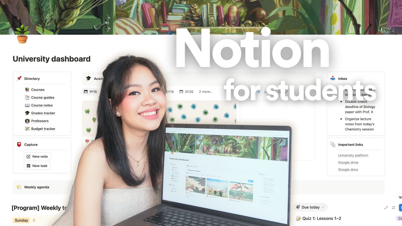 the only notion setup you'll need this back to school 2025! 🤓