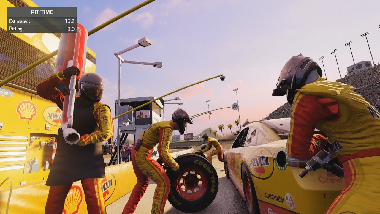 NASCAR Heat 3 - PIT Stop Gameplay (PS4 HD) [1080p60FPS]