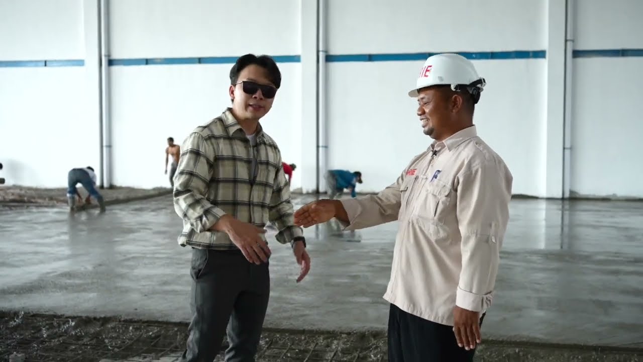 Simak Proses Langsung Pengecoran Lantai di Pergudangan SiRIE - Tips untuk pengecoran lantai Gudang!